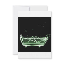 Bath Tub X-Ray Skeleton Green