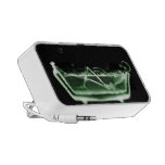 Bath Tub X-Ray Skeleton Green Speaker System