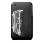 Bath Tub X-Ray Skeleton - Rainbow Bubbles iPhone 3 Case-Mate Case