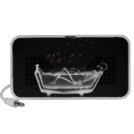 Bath Tub X-Ray Skeleton - Rainbow Bubbles Speaker