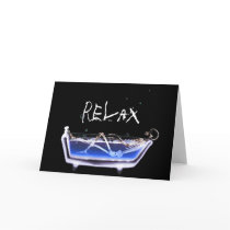 BATH TUB X-RAY VISION SKELETON - ORIGINAL