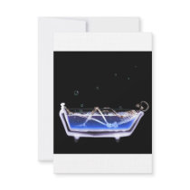 BATH TUB X-RAY VISION SKELETON - ORIGINAL