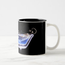 BATH TUB X-RAY VISION SKELETON - ORIGINAL MUGS