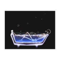 BATH TUB X-RAY VISION SKELETON - ORIGINAL