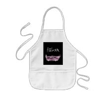 BATH TUB X-RAY VISION SKELETON - PINK APRON