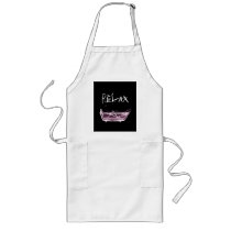 BATH TUB X-RAY VISION SKELETON - PINK APRON