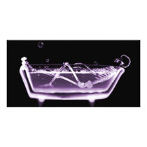 BATH TUB X-RAY VISION SKELETON - PURPLE