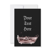 BATH TUB X-RAY VISION SKELETON - RED