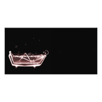 BATH TUB X-RAY VISION SKELETON - RED