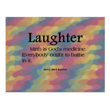 Bathed in Laughter Postcards