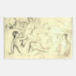 Bather by Pierre Renoir Rectangle Sticker