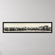 Bathing Beauties & Autos Seal Beach, CA Photo 1917 Poster