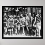 Bathing Beauties Contest in Washington, DC 1920 Poster