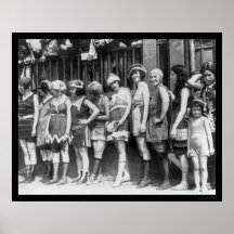 Bathing Beauties Contest in Washington, DC 1920 Poster