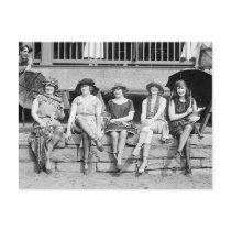 Bathing Beauty Costume Contest Vintage Glamour Post Card