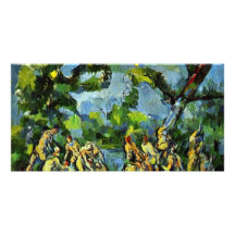Bathing By Paul Cézanne (Best Quality) Customized Photo Card