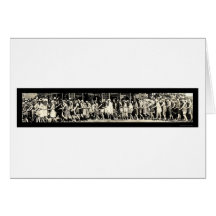 Bathing Fashion Beach Photo 1918 Greeting Card