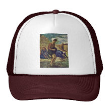 Bathing Girls By Daumier Honoré Hats