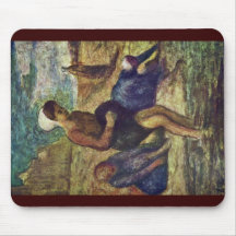 Bathing Girls By Daumier Honoré Mouse Pad