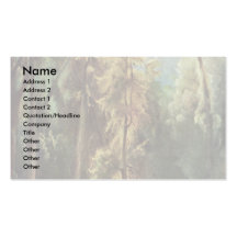 Bathing In The Park Of Terni  By Blechen Carl Business Card Template