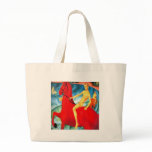 "Bathing the Red Horse" Canvas Bags