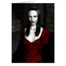  Bathory Gothic Art Greeting Card