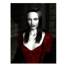  Bathory Gothic Art Postcard