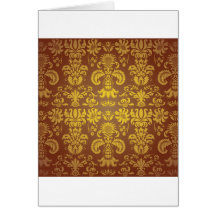 Batik Bali style design Greeting Cards