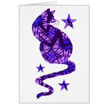 Batik Cat Card