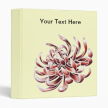 Batik Chrysanthemum Vinyl Binders