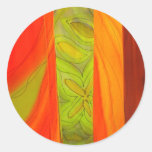 Batik-dyed Scarves Stickers