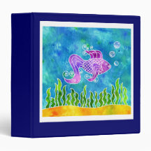 Batik Fishy Binder
