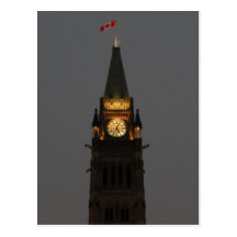 Bâtiments Ottawa - carte postale du Parlement