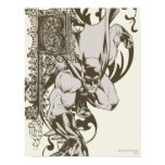 Batman and Decorated Letter B Poster