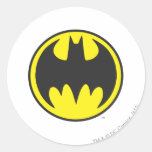 Batman Bat Logo Circle Stickers