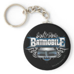 Batman Car and Flames keychains