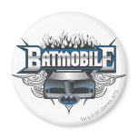 Batman Car and Flames magnets