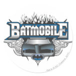 Batman Car and Flames stickers