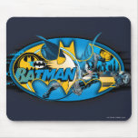 Batman Classic Logo Collage Mouse Pad