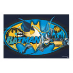 Batman Classic Logo Collage Poster