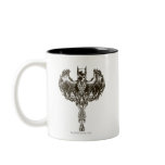 Batman Cowl and Skull Crest mugs