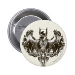 Batman Cowl and Skull Crest Pins