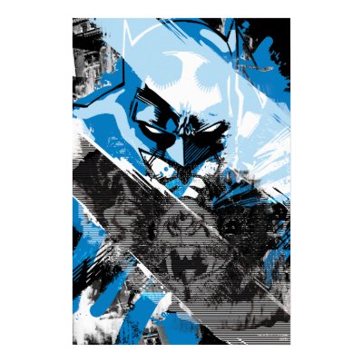 Batman Future Cityscape Montage Poster by batman