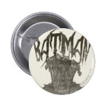 Batman Graphic Novel Pencil Sketch 2 Buttons