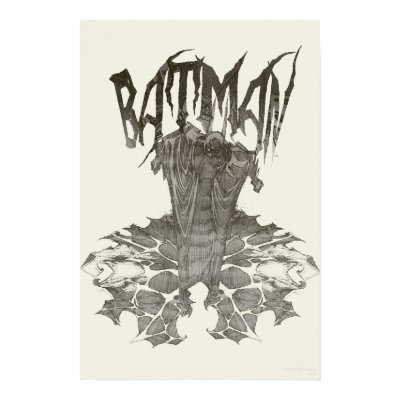 Batman Graphic Novel Pencil Sketch 2 Poster by batman