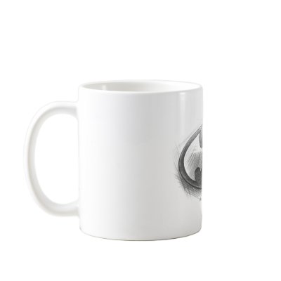 Batman Insignia Drawing Coffee Mugs by batman