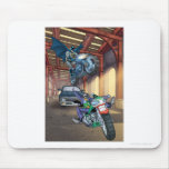Batman & Joker - Riding Motorcycles mousepads