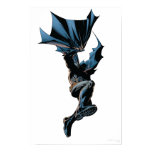 Batman Jumping Down Action Shot Poster