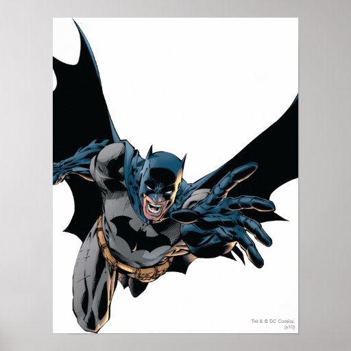 Batman Jumping Forward, Yell Print