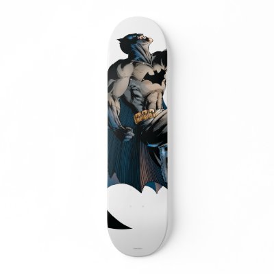 Batman Leaping Side View Skate Board by batman